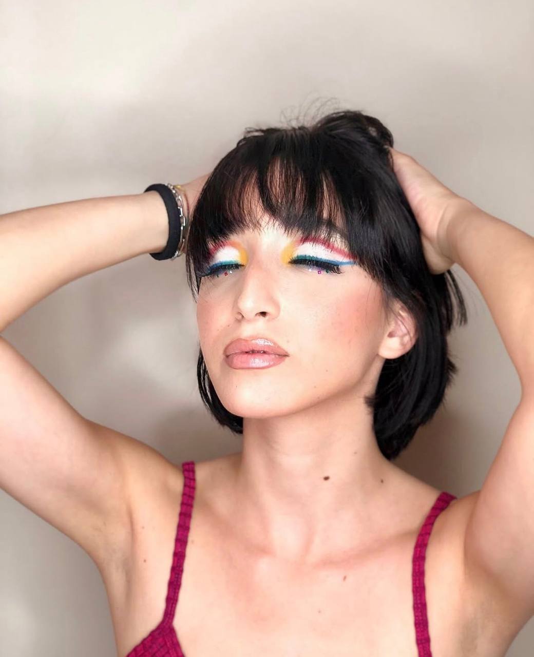 Smoky eye look